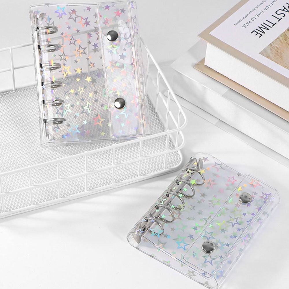 

Waterproof Money Savings Challenge Binder Transparent Pvc Cover Budget Binder Notebook Colorful