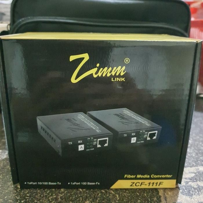 JTTOP" CONVERTER OPTIC ZIMMLINK MFC110 (AB) 20KM SERUPA CONVERTER HTB-3100