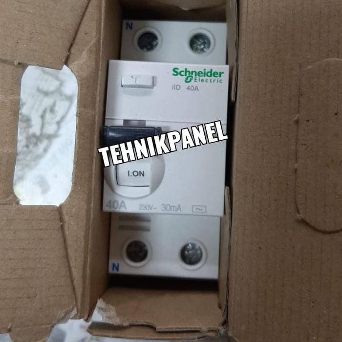Terlaris Schneider Rccb/Elcb 2Pole 40A/Elcb 2P 40A 30Ma