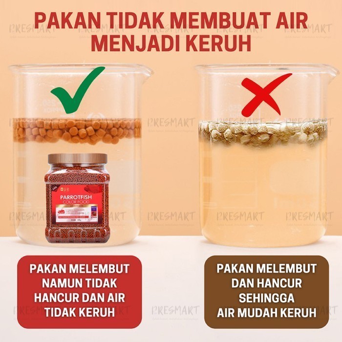 Pakan ikan Red Parrot / Makanan Ikan Red Parrot /Blood Red Parrot Food