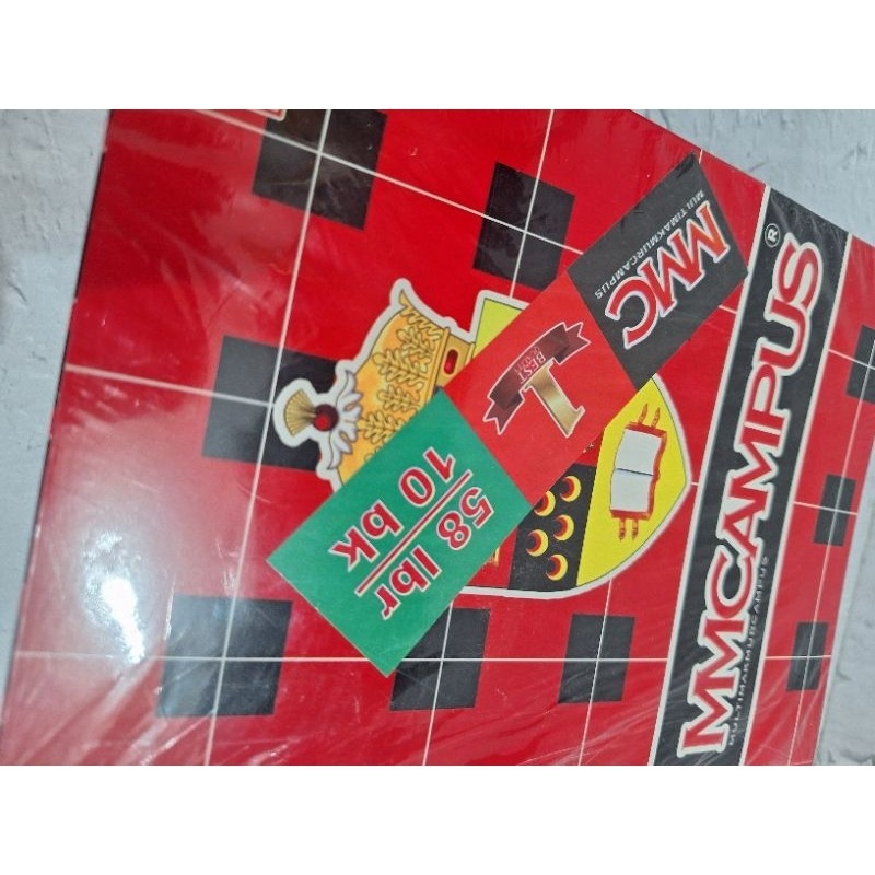 

(10 pcs) Buku Tulis Quarto Pendek MM Campus 58 Lembar