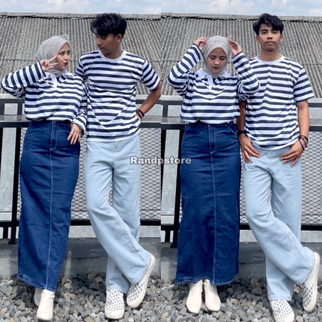 Kaos Couple Pakaian Suami Istri Kaus Capel Terbaru 2025 Atasan Bju Kembaran Pacar Remaja Pria Wanita