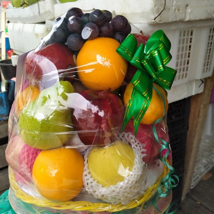 

Promo buah parcel cantik unik Ready