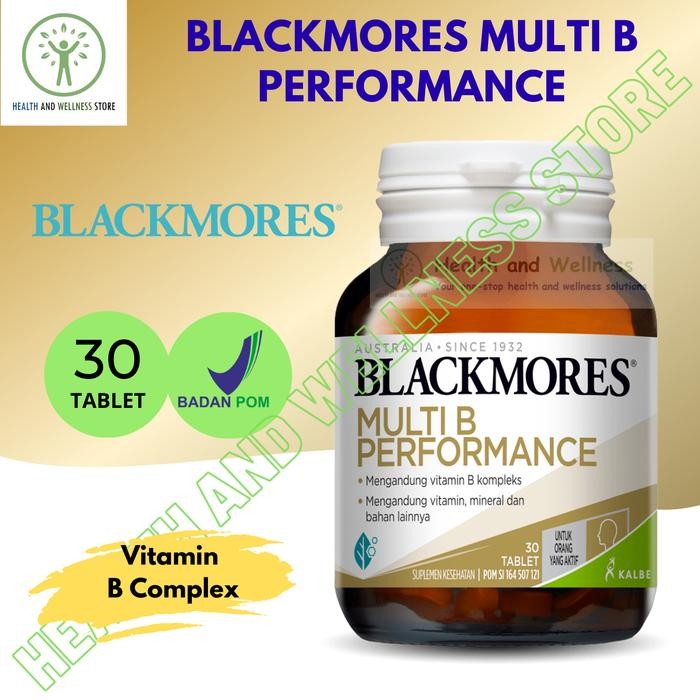TERLARIS BLACKMORES EXECUTIVE B MULTI B PERFORMANCE B COMPLEX KOMPLEKS 60 TABLET 30 TABLET SALE