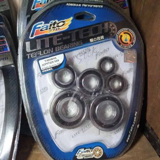 bearing set mesin rasio jupiter mx 4 speed faito lite tech
