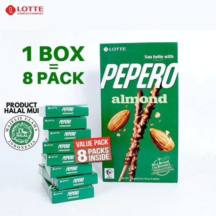 

PastikanTerjaminMutunya- Lotte Almond Pepero Jumbo 256gr