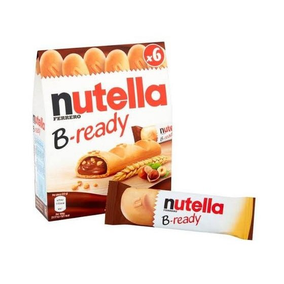 

PastikanTerjaminMutunya- Nutella B Ready Bready B-Ready isi 6 Ferrero