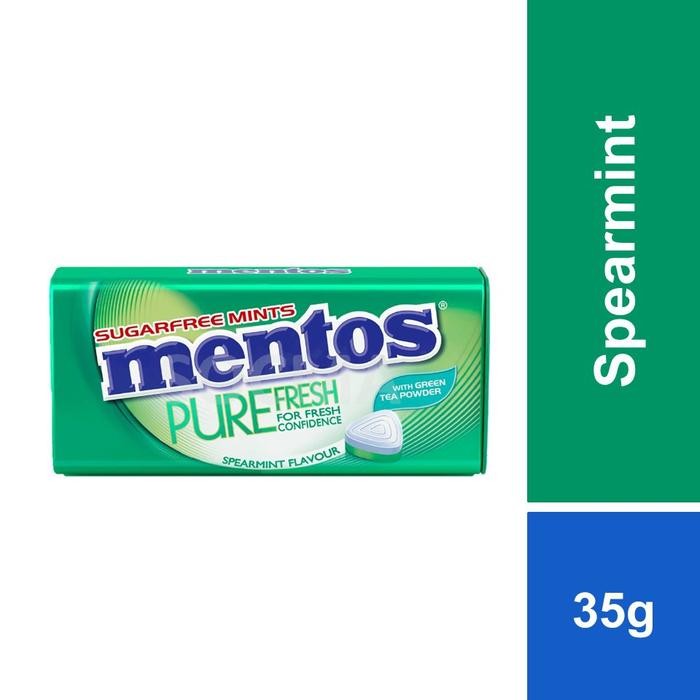 

PastikanTerjaminMutunya- Mentos Pure Fresh Sugar Free Mints 35g