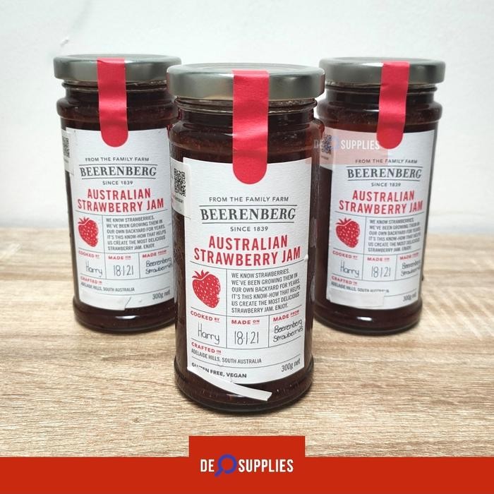 

PastikanTerjaminMutunya- Beerenberg Selai Strawberry Jam Australia 300gr - Selei Stroberi Buah
