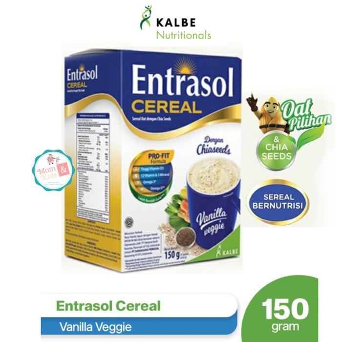 

PastikanTerjaminMutunya- Entrasol Cereal Quick Start Vanila Coklat (5x30gr) Oat Sereal