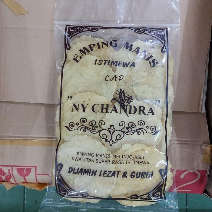

PastikanTerjaminMutunya- Emping manis Ny Chandra