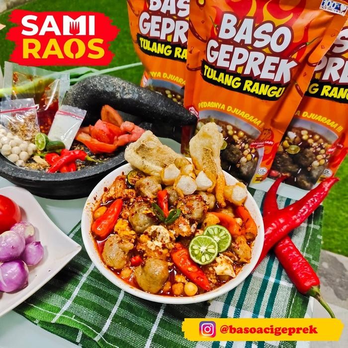 

PastikanTerjaminMutunya- Baso tulang rangu geprek samiraos