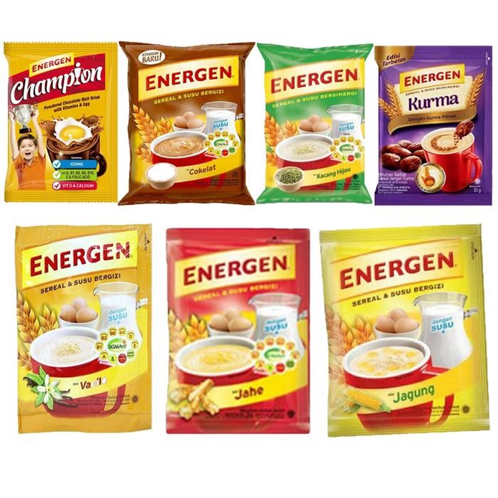 

PastikanTerjaminMutunya- Energen Sereal Susu All Variant Isi 10sachet