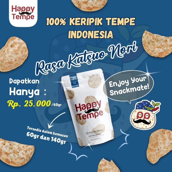 

PastikanTerjaminMutunya- Tempe Chips Happy Tempe Katsuo Nori