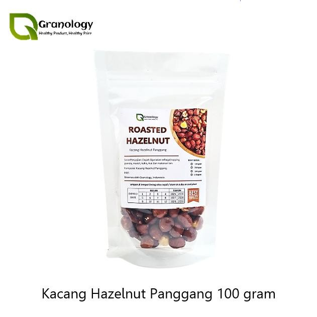 

PastikanTerjaminMutunya- Kacang Hazelnut Oven / Roasted Hazelnut (100 gram) by Granology