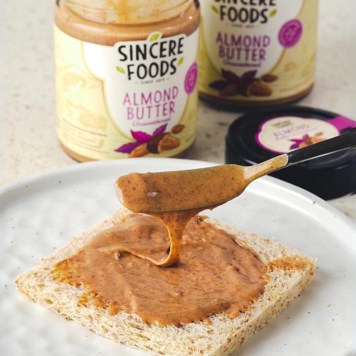 

PastikanTerjaminMutunya- 300g Almond Butter Unsweetened Selai Kacang Almond - Sincere Foods