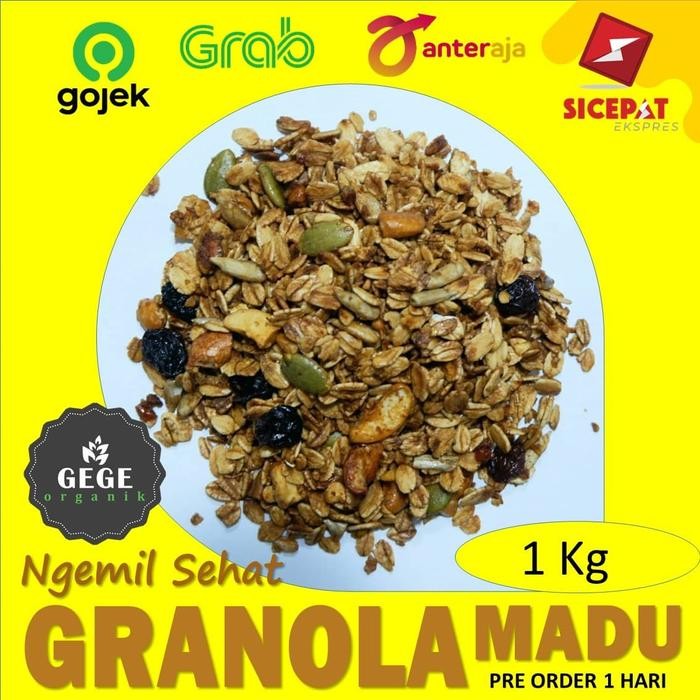 

PastikanTerjaminMutunya- 1kg Homemade Granola Mix Creation Madu - isi lebih lengkap