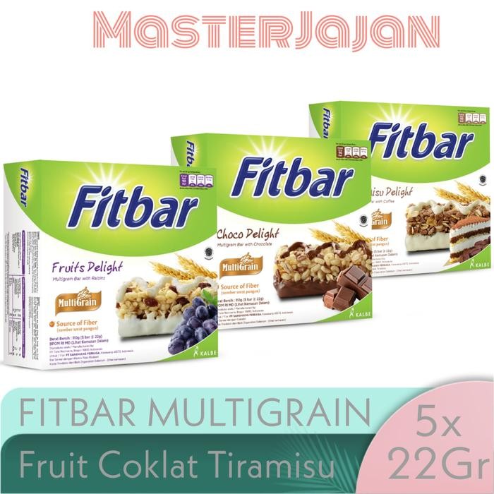 

PastikanTerjaminMutunya- Fitbar Fruits Delight 5*22gr (1 BOX : 5pcs)