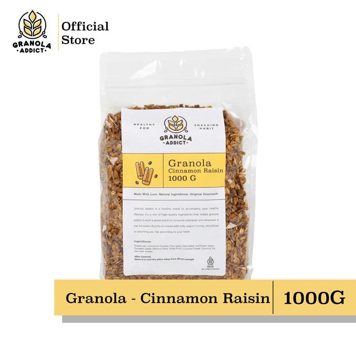 

PastikanTerjaminMutunya- Granola Addict - Cinnamon Raisin 1000G (1KG)