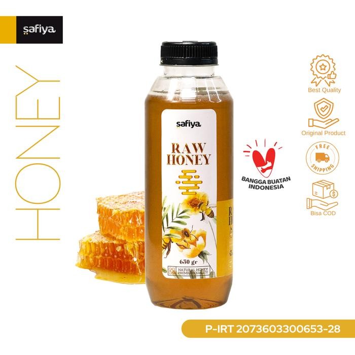 

SemuAReadyYaB0Zq- Madu Murni 650 gr Raw Honey Madu Asli Authentic Safiya Food