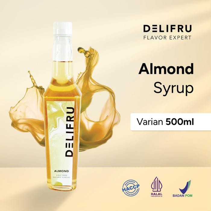 

BnyKpilihAnSkrG- Delifru Syrup Almond - Sirup Almond 500 ml