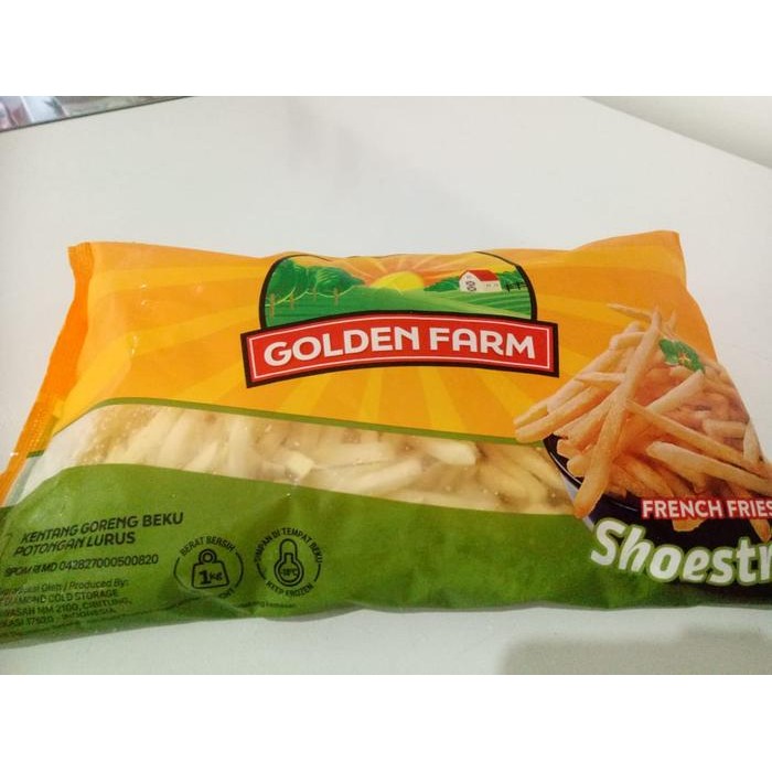 

BnyKBonusBelidiMari- Golden Farm French Fries Frozen Shoestring Kentang Beku 1 kg