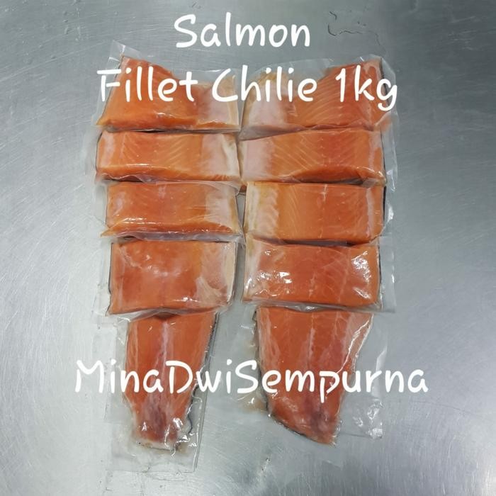 

BnyKBonusBelidiMari- Salmon Fillet 1 Kg Chilie / Atlantic Frozen Premium