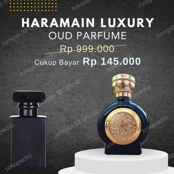 Alwan- Parfum Haramain Luxury Dipakai Imam Masjidil Haram Haji Mekah Madinah Wanginya Raudhah