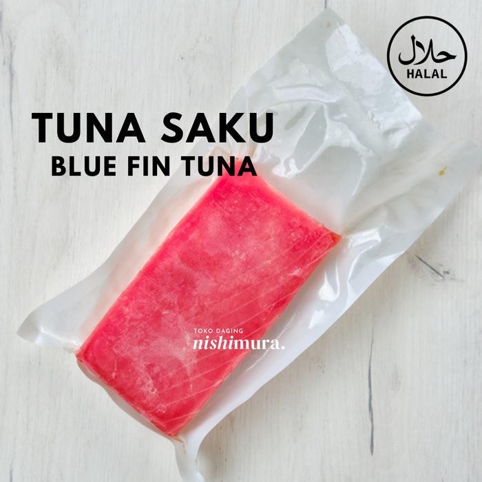

PastiFreShNya- Tuna Fillet Loin Saku 1kg BLUE FIN - Fresh Frozen Filet Beku Nishimura