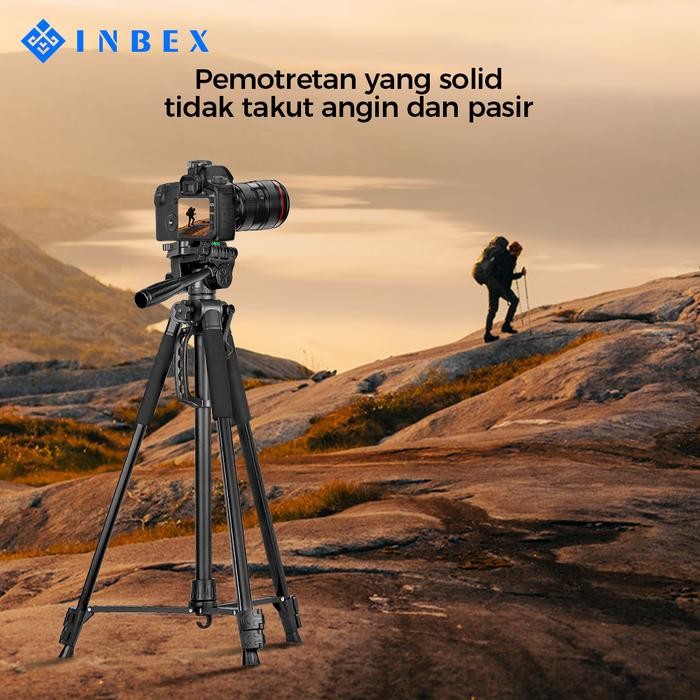 Shotix- Inbex Tripod Kamera Tripod Hp Fotografi Camera Tripod Bluetooth Remote