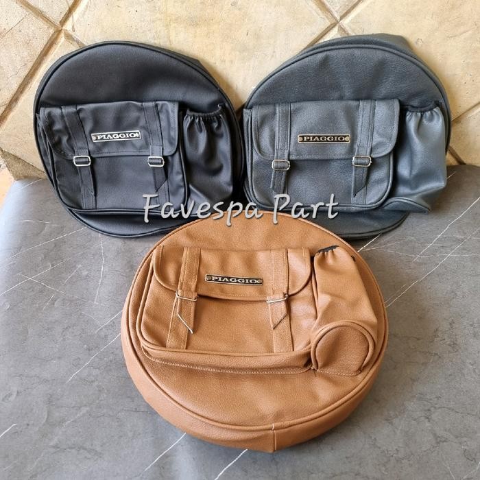 PREMIUM COVER BAN SEREP VESPA MODEL KLASIK TAS