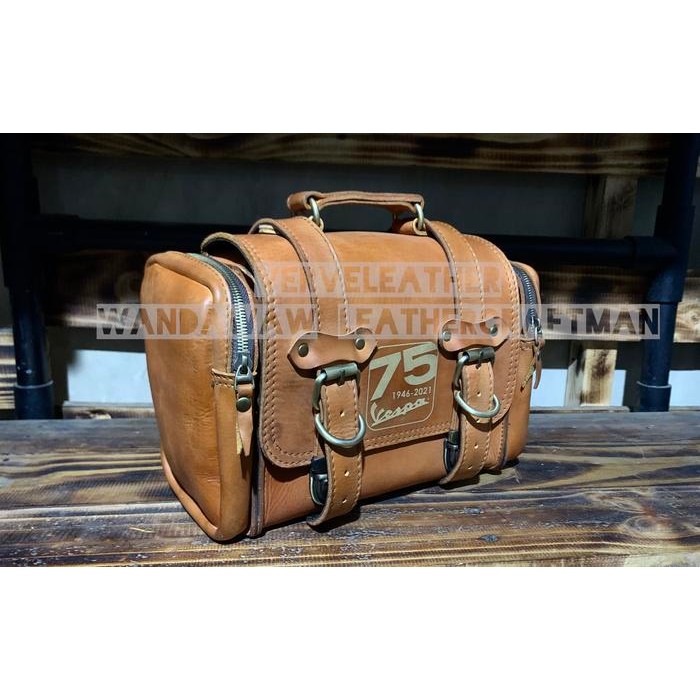 PREMIUM Tas vespa , box vespa , tas kulit vespa