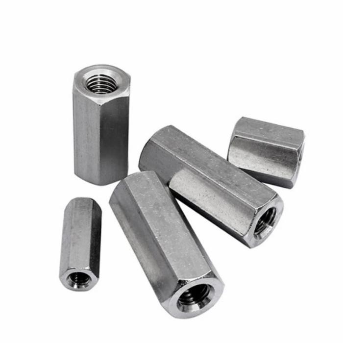 PREMIUM long nut stainless m8/ Mur Panjang stainless M8