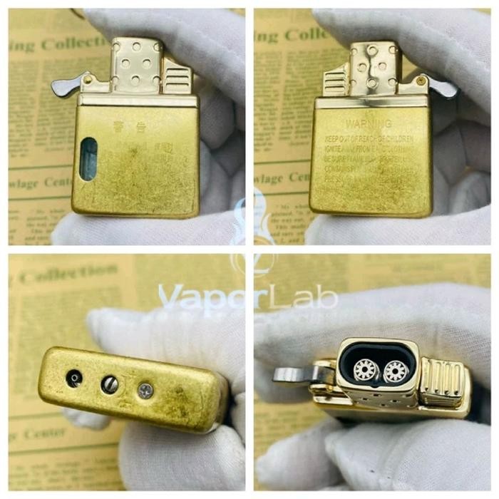 (Expert) VAPORLAB insert universal lighter zorro original korek api bara las dengan indikator gas