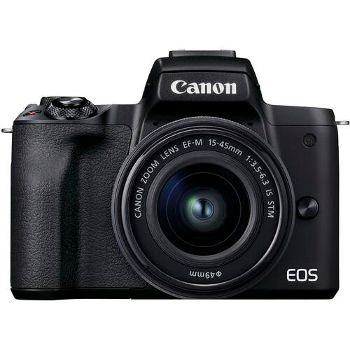 Cam- Canon Eos M50 Ii Kit 15-45Mm Garansi Resmi M 50 Mark 2 Mirrorless