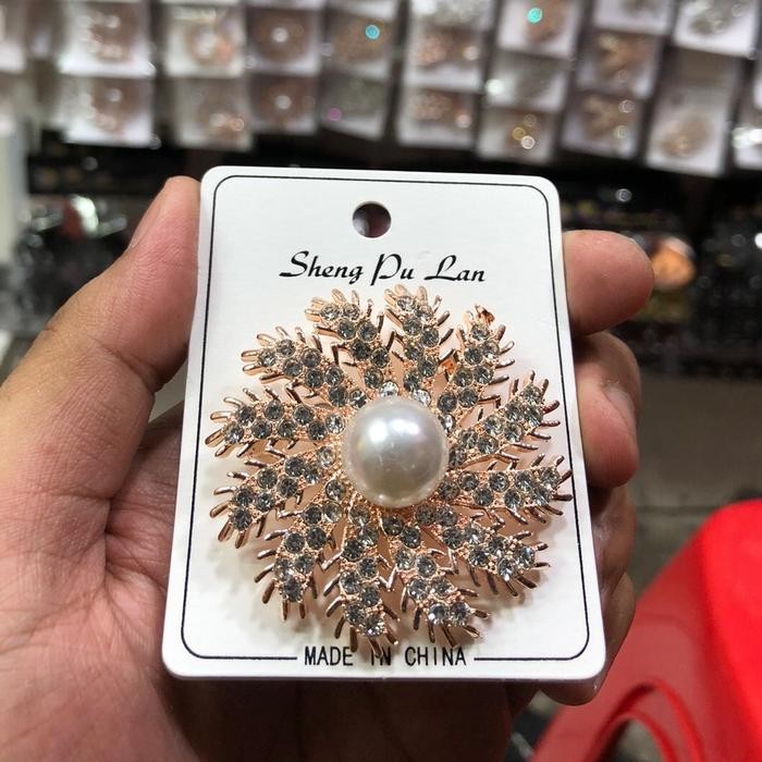 ME604 Bros Hijab/Pin Hijab/Bros Mewah dan Elegan/Bros Hijab Import Mewah/Bros Pin/Bros Dada Mewah