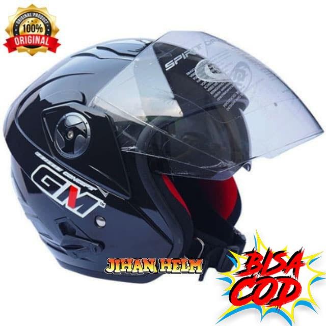 HELM / HELM GM / HELM GM INTERCEPTOR BLACK TERMURAH