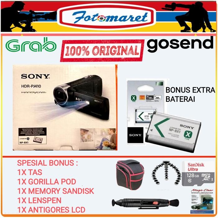 Terang- Handycam Sony Hdr-Pj410 / Sony Hdr-Pj410 Hd Projector