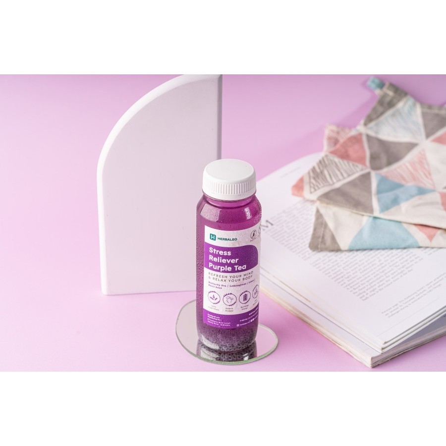 

Herbaleo Triple Pack Stress Reliever Purple Tea 250ml Teh Ungu Mengembalikan Stamina Tubuh