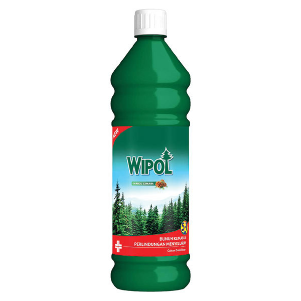 Wipol Karbol Cemara Botol 750Ml