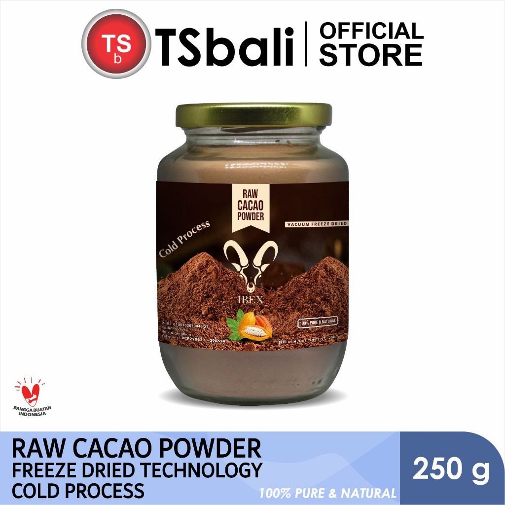 

BUY 2 GET 1 FREE !!! IBEX Raw Cacao Powder / Coklat Mentah Freeze Dried Cold Process 250gr
