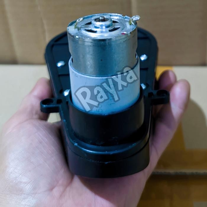 ASLI.. GEARBOX MAINAN MOBIL AKI ANAK 6VOLT 11000 RPM DINAMO RODA MOBILAN AKI