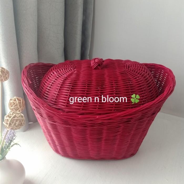 

keranjang rotan parcel hampers kue kering lebaran