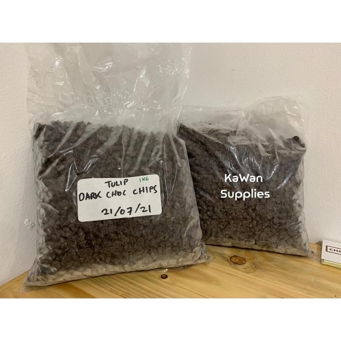 

CHOCO CHIP DARK CHOCO 1KG MERK TULIP REPACK