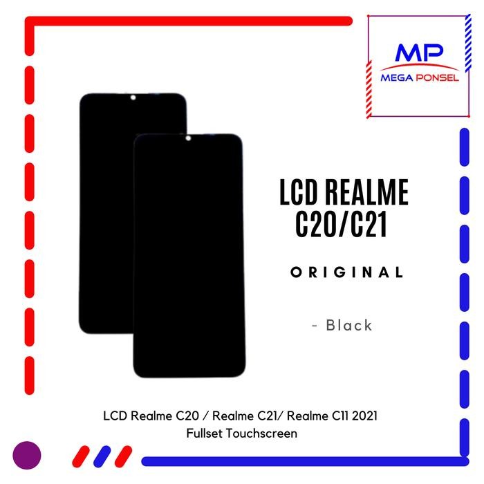 TERMURAH - LCD Realme C20 / Realme C21/ Realme C11 2021 Fullset Touchscreen