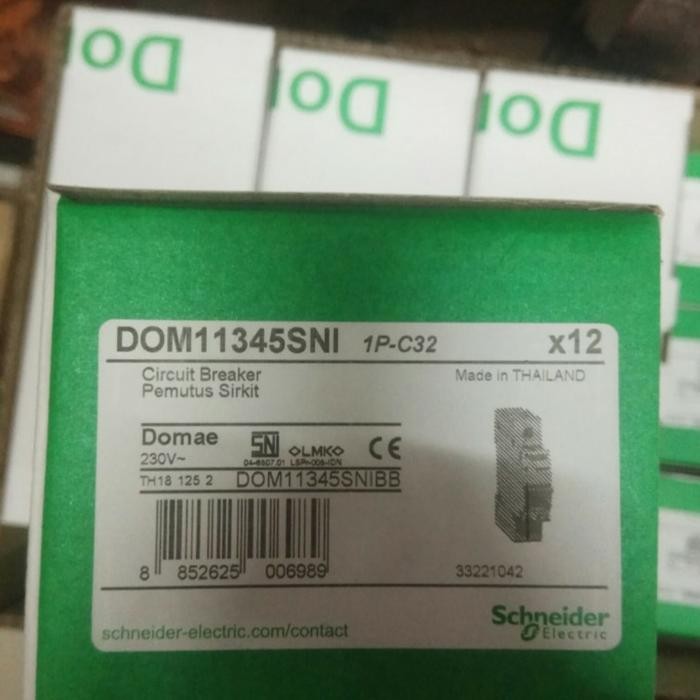 MCB 32A SCHNEIDER Domae 1Phase / MCB 1pas 32A / mcb