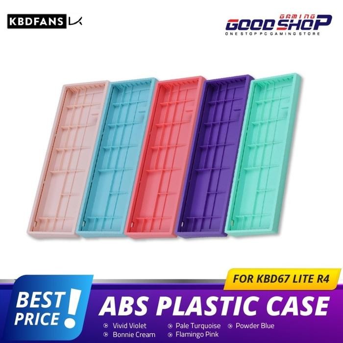 KBDFANS KBD67 Lite R4 ABS Plastic Case - Mechanical Keyboard DIY Kit