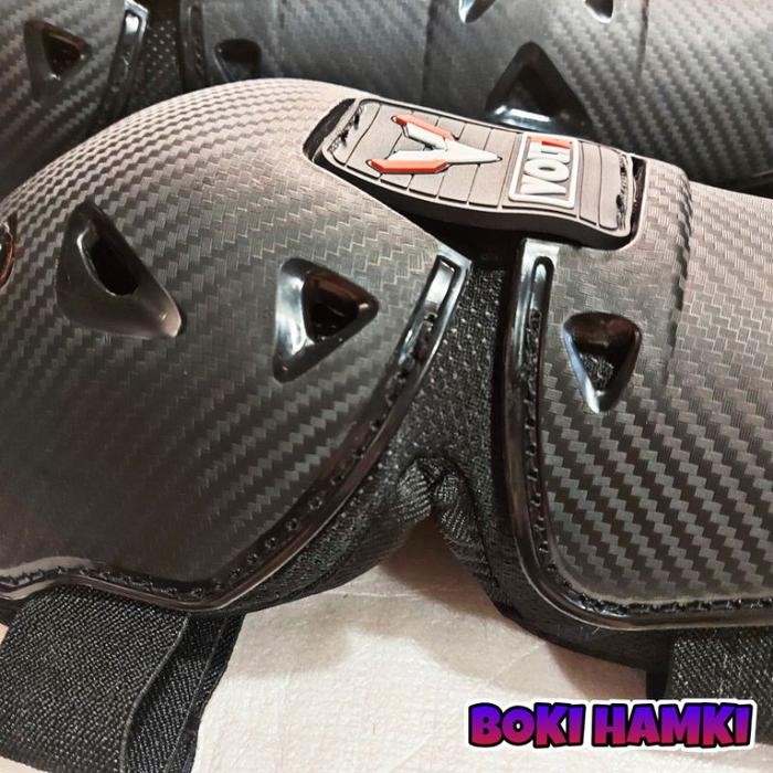 DEKKER PROTECTOR MOTOR TANGAN LUTUT KAKI DEKER MOTOR CARBON PROTECTOR