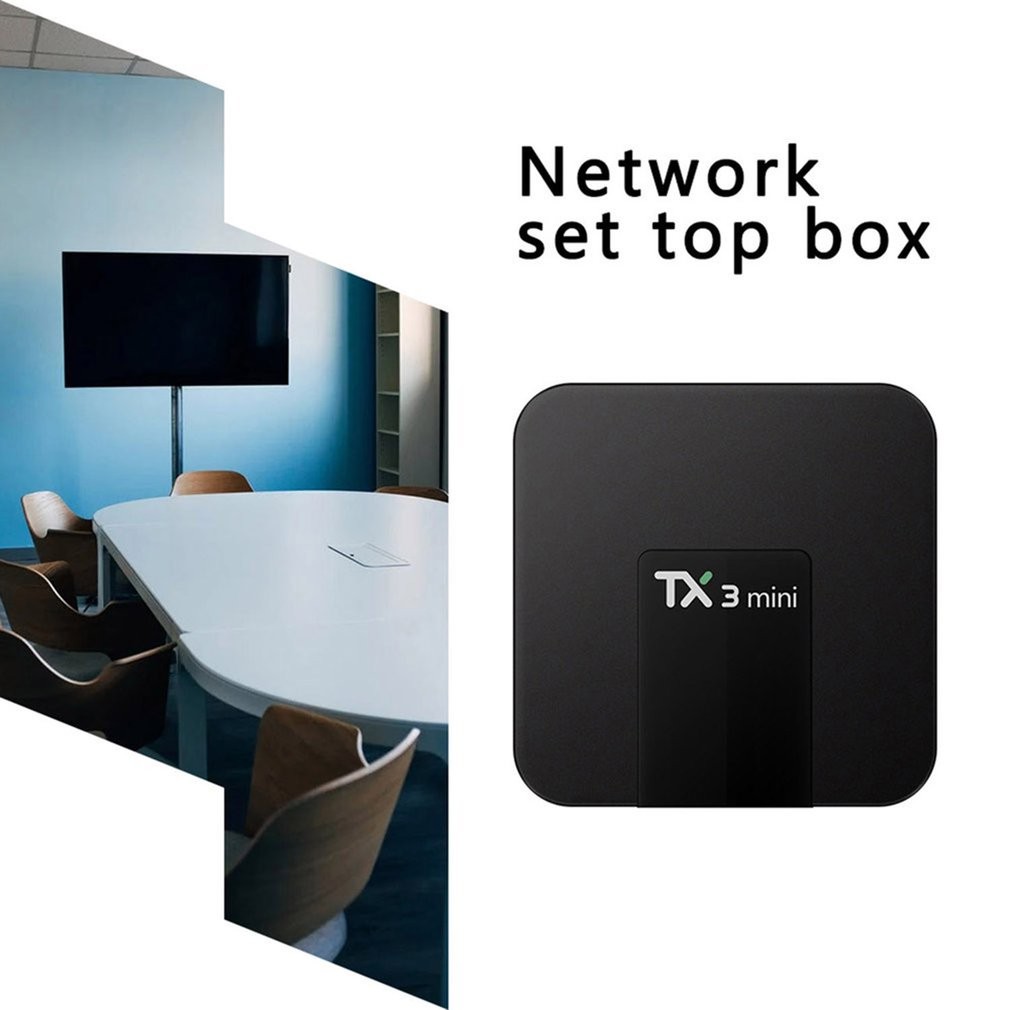 2021 TX3 Mini Smart TV Box Android 8.1 Amlogic 3228A 2G 16G 4K H.265 2.4G Wifi Set-Top TV Streamer R
