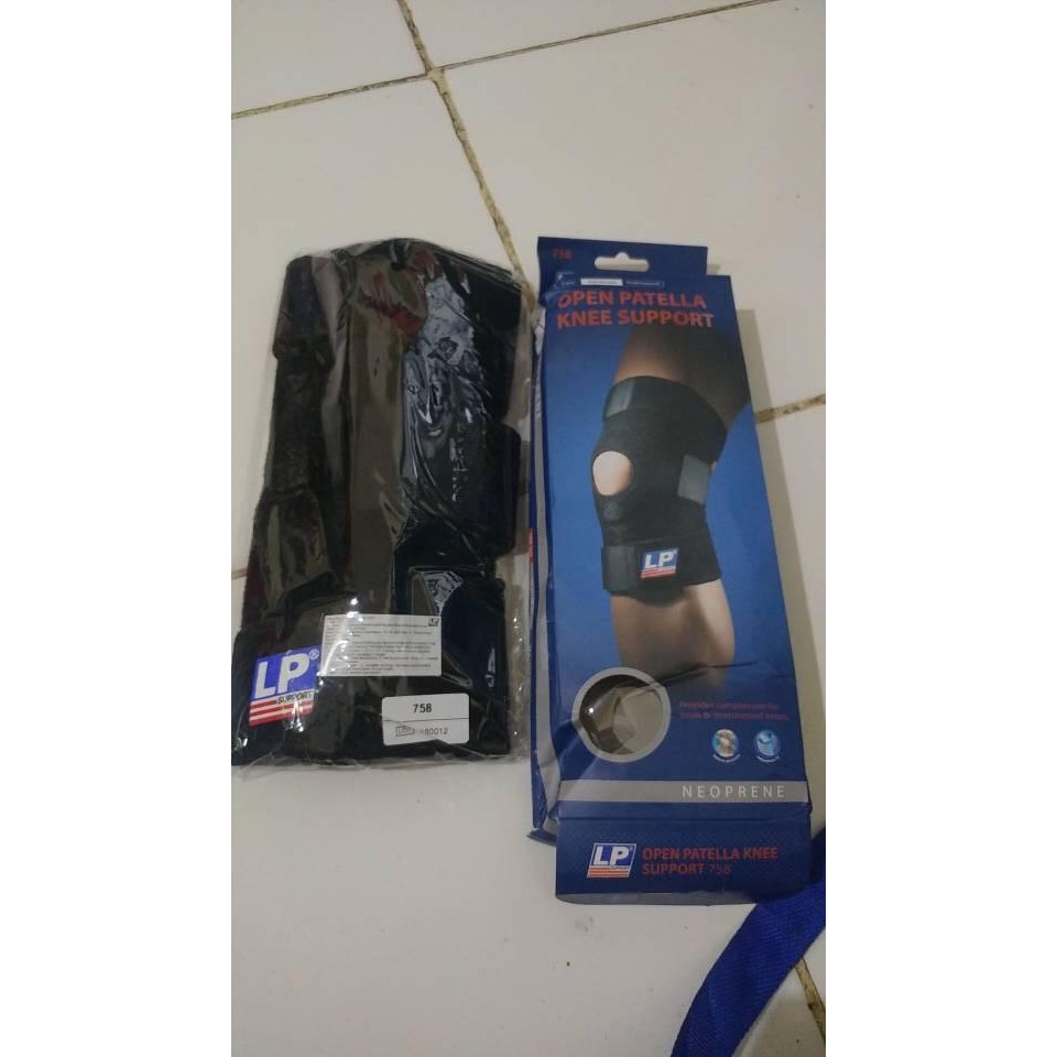 Menarik Knee Support Decker Lutut Standard Open Patella Lp 758 / Lp-758 /Lp758
